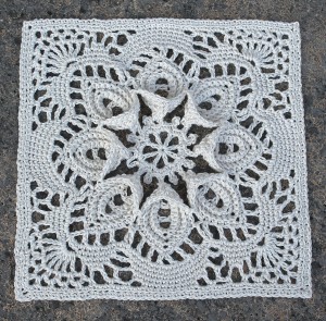 Crochet Block Vintage Pattern Puritan Bedspread