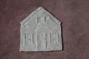 Knitted Nineteen Hundred House Dishcloth