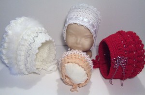 As you like it Baby Bonnet Crochet