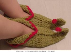 Elf Slippers Curled Toe