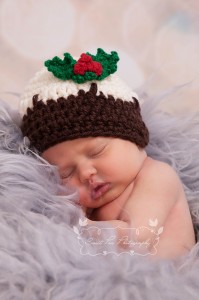 Crochet Christmas Pudding Hat