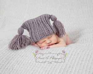 IRibbed Chunky Tassel Hat Crochet